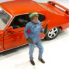 Retro Female Mechanic IV Figurine 1/24 Scale Models American Diorama 38347