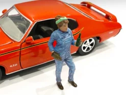 Retro Female Mechanic IV Figurine 1/24 Scale Models American Diorama 38347