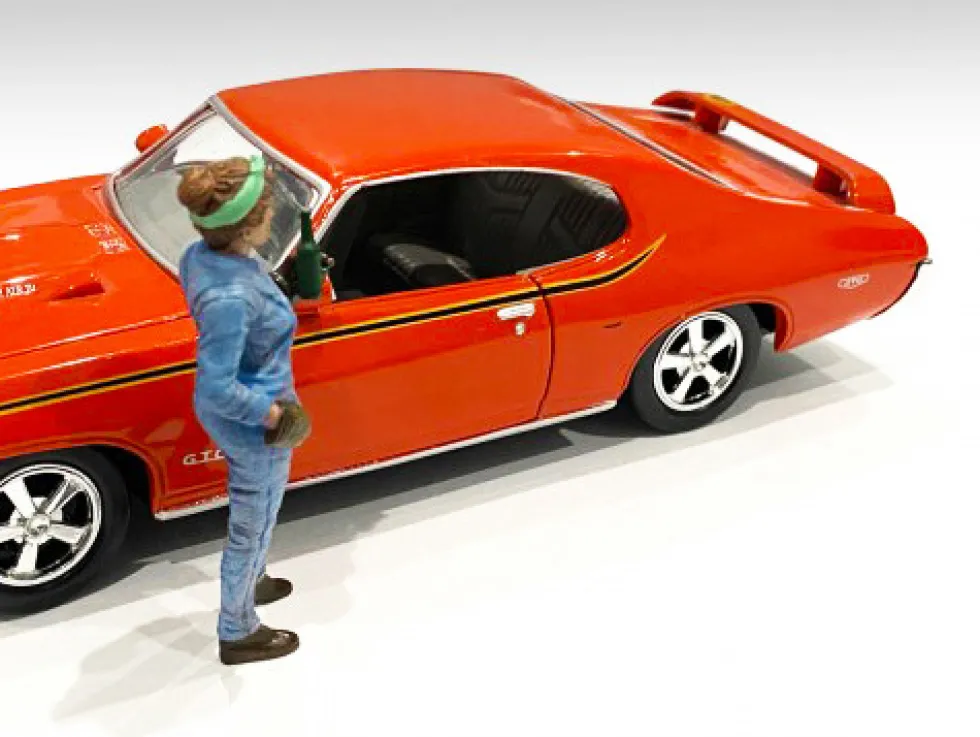 Retro Female Mechanic IV Figurine 1/24 Scale Models American Diorama 38347