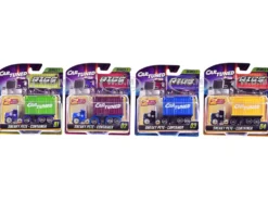 Rigs Container Case Series 1 Set of 4 Pieces Diecast Model Cars by CarTuned