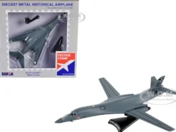 Rockwell International B 1B Lancer Bomber Aircraft Boss Hawg United States Air Force 1/221 Diecast Model Airplane Postage Stamp PS5404-2