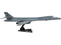 Rockwell International B 1B Lancer Bomber Aircraft Boss Hawg United States Air Force 1/221 Diecast Model Airplane Postage Stamp PS5404-2