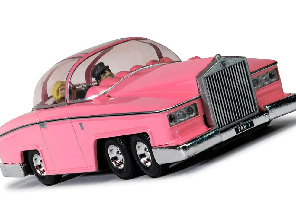 Rolls Royce FAB 1 Pink with Figures "Thunderbirds" (1965-1966) TV Series "F.A.B. Collection" Diecast Model Car by Corgi