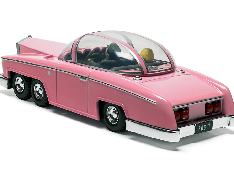 Rolls Royce FAB 1 Pink with Figures "Thunderbirds" (1965-1966) TV Series "F.A.B. Collection" Diecast Model Car by Corgi
