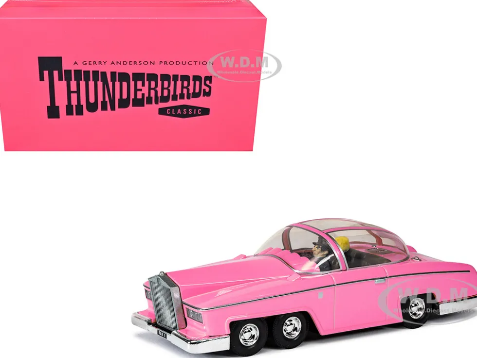 Rolls Royce FAB 1 Pink with Figures "Thunderbirds" (1965-1966) TV Series "F.A.B. Collection" Diecast Model Car by Corgi