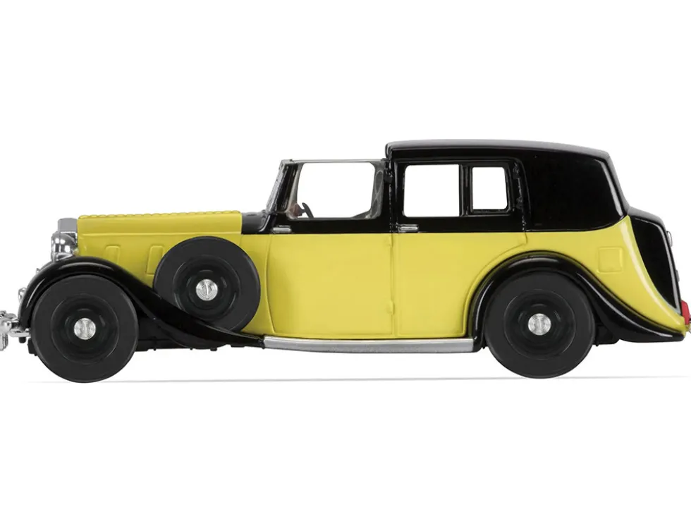 Rolls Royce Phantom III Sedanca de Ville Yellow with Black Top James Bond 007 "Goldfinger" (1964) Movie Diecast Model Car by Corgi