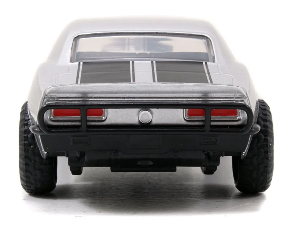 Roman's Chevrolet Camaro Z/28 Silver Black Stripes Fast & Furious 7 2015 Movie 1/32 Diecast Model Car Jada 97186