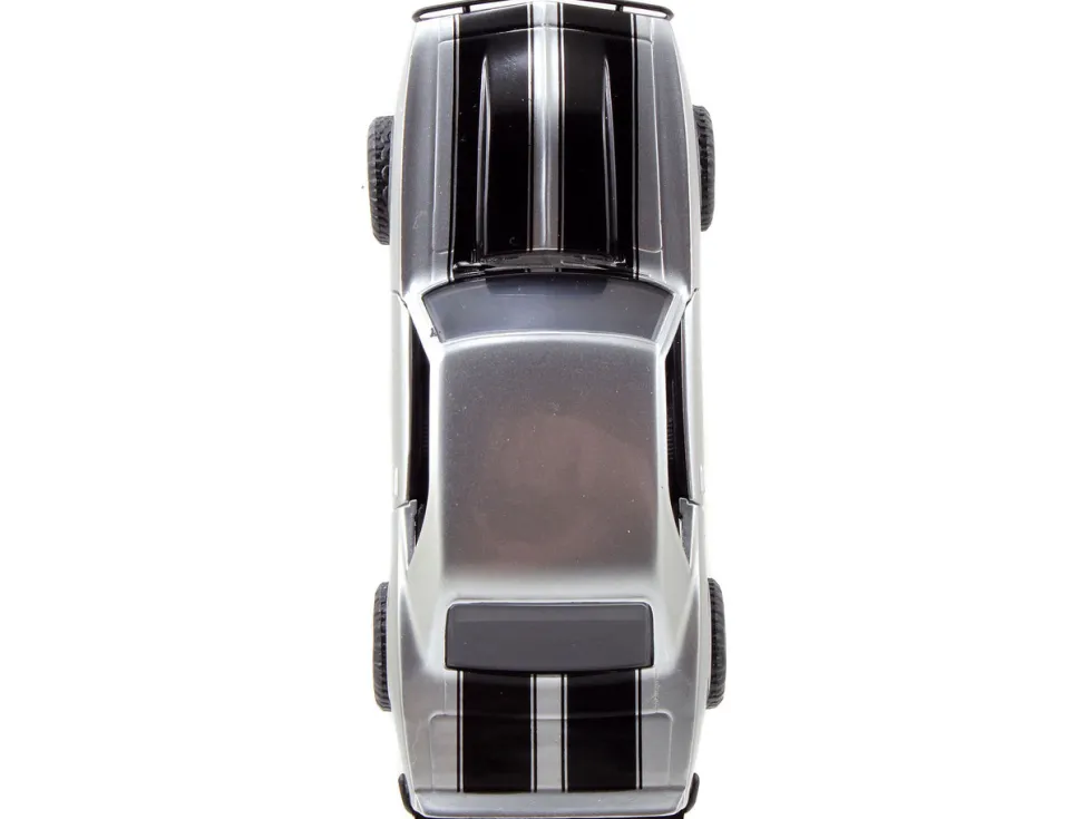 Roman's Chevrolet Camaro Z/28 Silver Black Stripes Fast & Furious 7 2015 Movie 1/32 Diecast Model Car Jada 97186