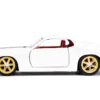 Roman's Ford Mustang White Red Interior Fast Furious Movie 1/32 Diecast Model Car Jada 99517