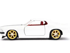 Roman's Ford Mustang White Red Interior Fast Furious Movie 1/32 Diecast Model Car Jada 99517