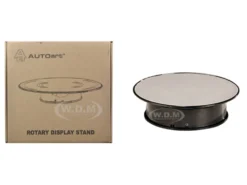Rotary Display Turn Table 8 Inches with Silver Top 1/43, 1/64, 1/32, 1/24 Autoart 98018