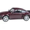 1986 RUF BTR Slantnose Ruby Red Metallic 1/64 Diecast Model Car by Paragon Models