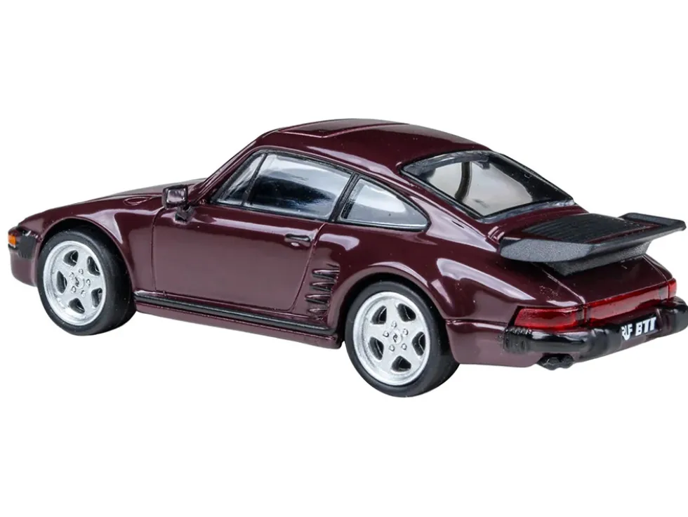 1986 RUF BTR Slantnose Ruby Red Metallic 1/64 Diecast Model Car by Paragon Models