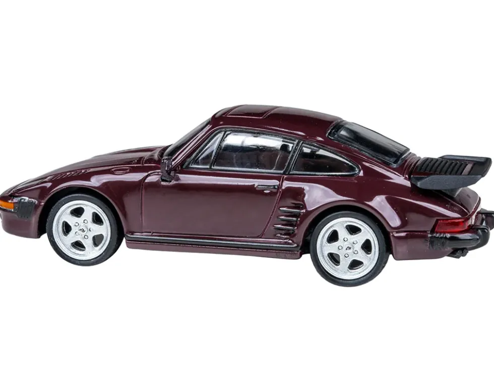 1986 RUF BTR Slantnose Ruby Red Metallic 1/64 Diecast Model Car by Paragon Models
