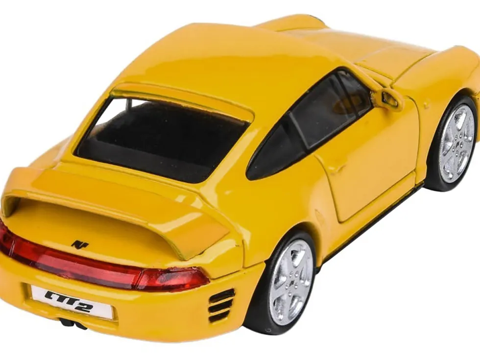 RUF CTR2 Blossom Yellow 1/64 Diecast Model Car Paragon Models PA-55372