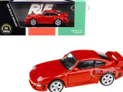 1995 RUF CTR2 Guards Red 1/64 Diecast Model Car Paragon PA-55374