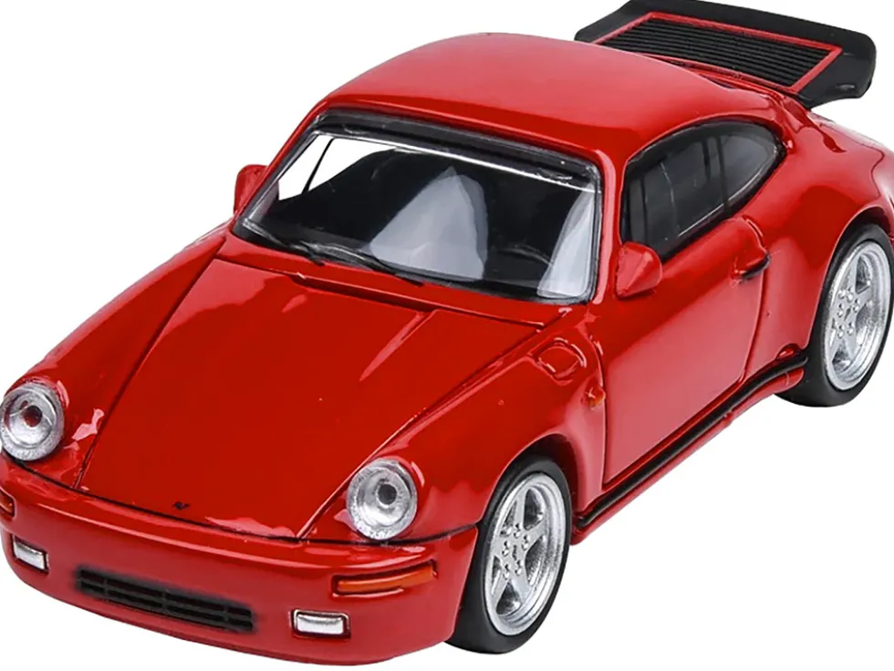 1987 RUF CTR Guards Red 1/64 Diecast Model Car Paragon Models PA-55294