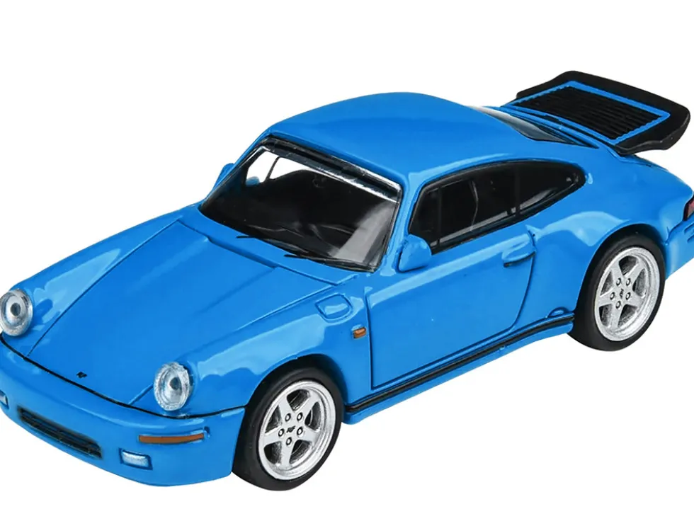 1987 RUF CTR Racing Blue 1/64 Diecast Model Car Paragon Models PA-55297