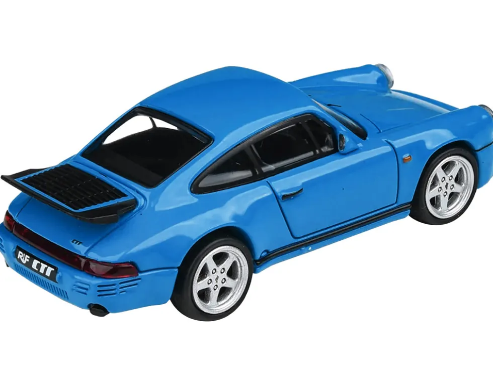 1987 RUF CTR Racing Blue 1/64 Diecast Model Car Paragon Models PA-55297