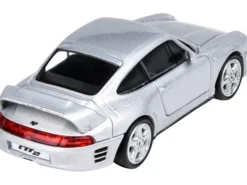 RUF CTR2 Silver Metallic 1/64 Diecast Model Car Paragon Models PA-55371