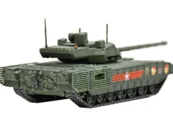 Russian T14 Armata MBT Main Battle Tank Green Camouflage Armor Premium Series 1/72 Diecast Model Panzerkampf 12166PE