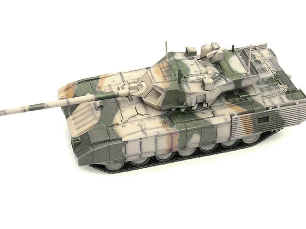 Russian T14 Armata MBT Main Battle Tank Multi Camouflage Armor Premium Series 1/72 Diecast Model Panzerkampf 12166PC