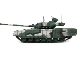Russian T14 Armata MBT Main Battle Tank Multi Woodland Camouflage Armor Premium Series 1/72 Diecast Model Panzerkampf 12166PA