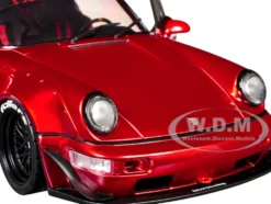 RWB Body Kit Red Metallic with Black Stripes 
