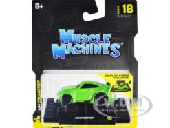 RWB 911 993 Bright Green RAUH-Welt BEGRIFF 1/64 Diecast Model Car Muscle Machines 15548