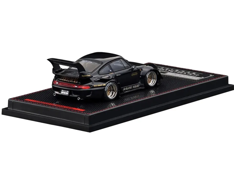 RWB 993 "Dark Star" Black 1/64 Diecast Model Car by Ignition Model