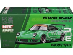 RWB 930 Green "Hobby Expo China 2026" 1/64 Diecast Model Car by Pop Race
