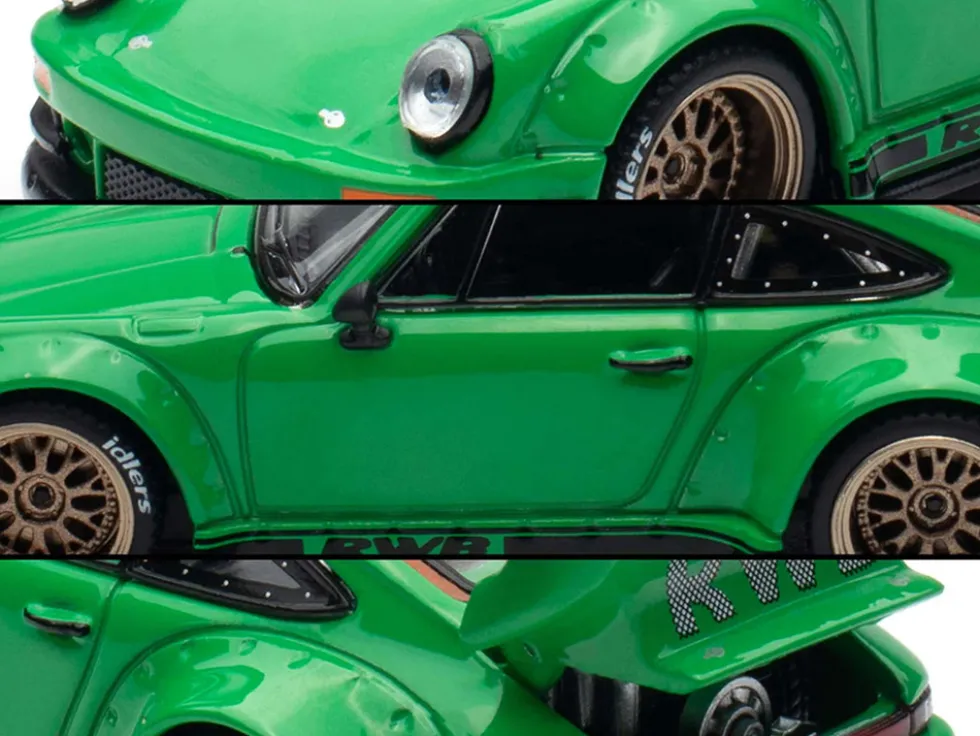 RWB 930 Green "Hobby Expo China 2026" 1/64 Diecast Model Car by Pop Race