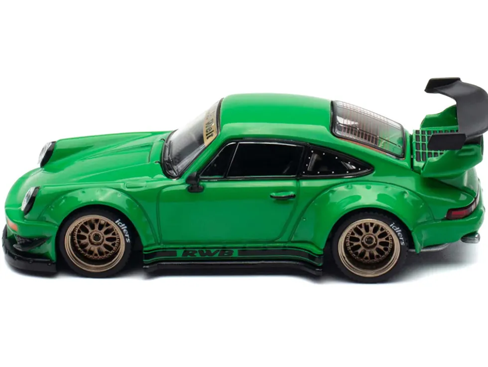 RWB 930 Green "Hobby Expo China 2026" 1/64 Diecast Model Car by Pop Race