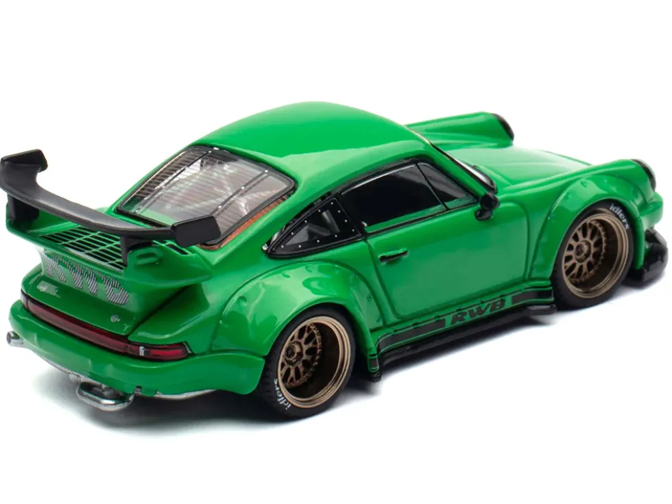 RWB 930 Green "Hobby Expo China 2026" 1/64 Diecast Model Car by Pop Race