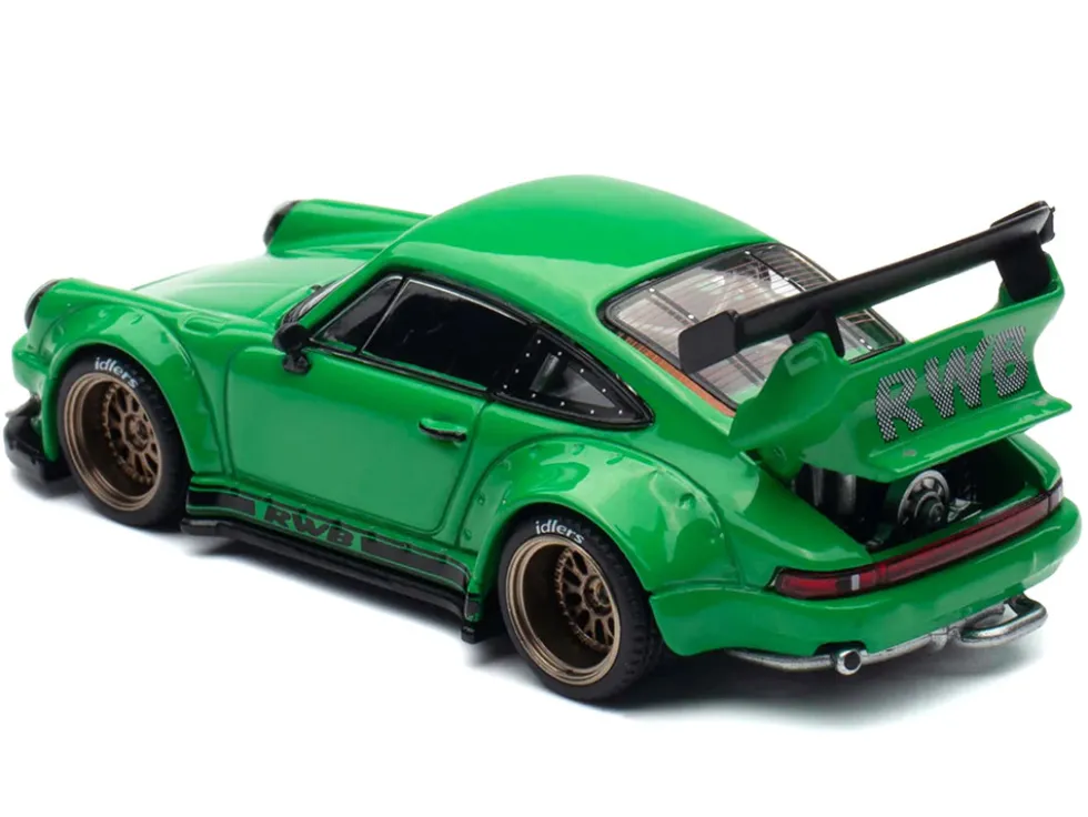 RWB 930 Green "Hobby Expo China 2026" 1/64 Diecast Model Car by Pop Race