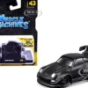 RWB 993 911 Matt Black 1/64 Diecast Model Car by Muscle Machines