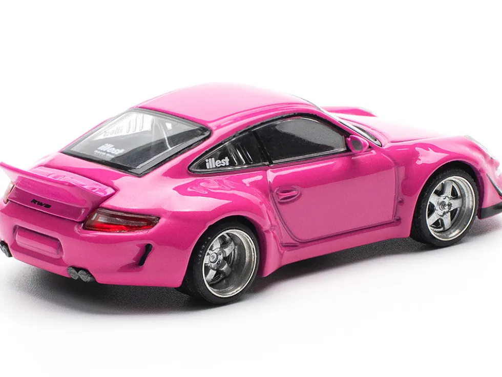 RWB 997 Pink 1/64 Diecast Model Car by Pop Race