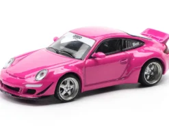 RWB 997 Pink 1/64 Diecast Model Car by Pop Race