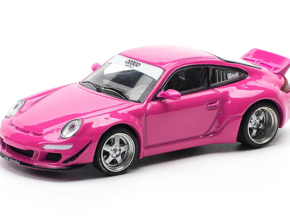 RWB 997 Pink 1/64 Diecast Model Car by Pop Race