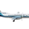 Saab 340B Commercial Aircraft "Eastern Express" (N407BH) White with Blue Stripes 1/400 Diecast Model Airplane by GeminiJets