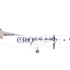 Saab 340 Commercial Aircraft "Crossair" (HB-AKN) White with Tail Graphics 1/200 Diecast Model Airplane by Herpa