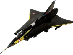 Saab Draken Fighter Aircraft "21, Draken 45th Anniversary, Dragon Knights, Retirement Livery" (2005) Austrian Air Force 1/72 Diecast Model Airplane by Aviation 72