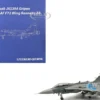 Saab JAS 39A Gripen Fighter Aircraft "131, F 7 Wing, Cat’s Paw Livery, Satenas Air Base" (2006) Swedish Air Force 1/72 Diecast Model Airplane by Aviation 72