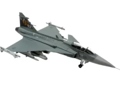 Saab JAS 39A Gripen Fighter Aircraft "17 Wing, 60th Anniversary Livery, Ronneby Air Show" (2004) Swedish Air Force 1/72 Diecast Model Airplane by Aviation 72