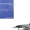 Saab JAS 39E Gripen Fighter Aircraft "6003, E-variant Pre-Production Test" (2023) Swedish Air Force 1/72 Diecast Model Airplane by Aviation 72
