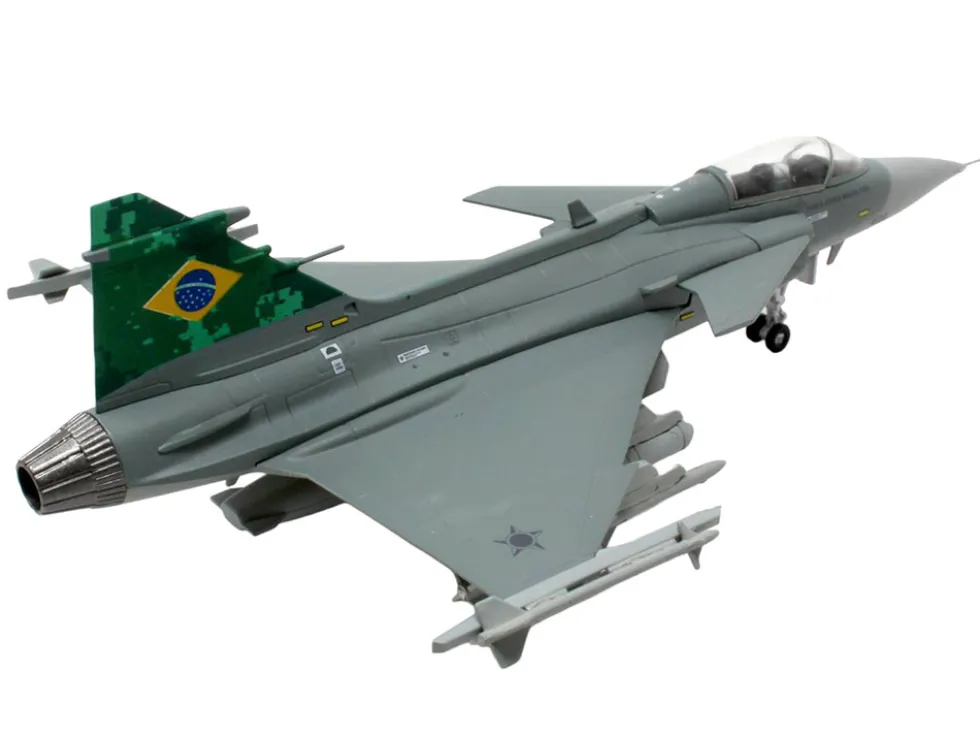 Saab JAS 39E Gripen Fighter Aircraft "Brazilian Air Force" 1/72 Diecast Model Airplane by Aviation 72