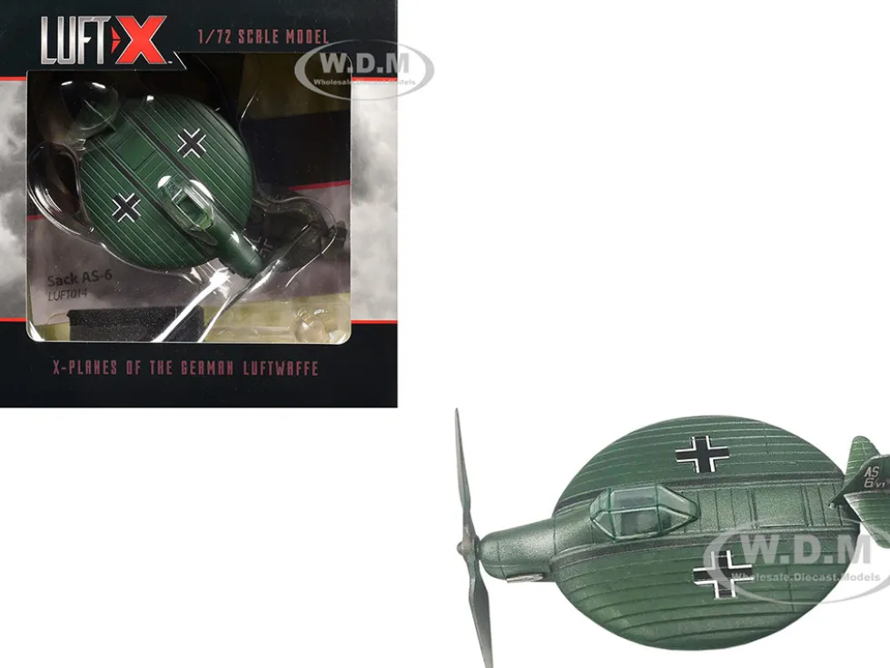 Sack AS-6 Aircraft Prototype "German Luftwaffe" 1/72 Model by Luft-X