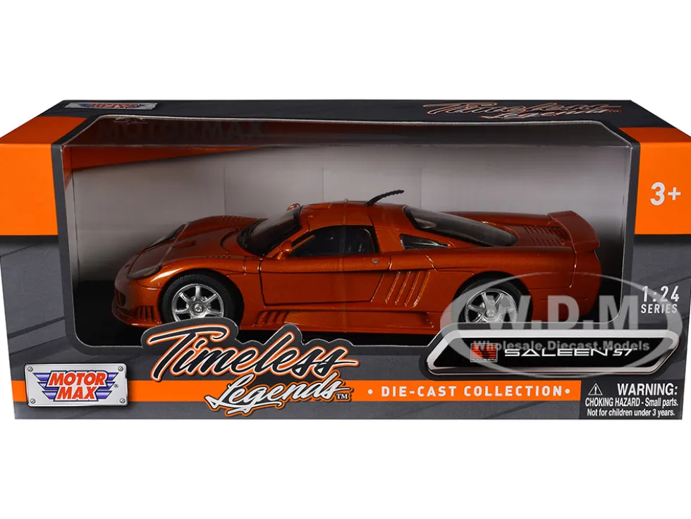 Saleen S7 Copper 1/24 Diecast Model Car Motormax 73279