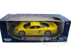 Saleen S7 Yellow 1/18 Diecast Model Car Motormax 73117