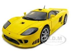 Saleen S7 Yellow 1/18 Diecast Model Car Motormax 73117